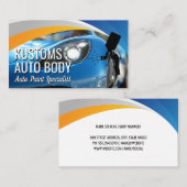 Carte De Visite Auto Spray Gun Logo | Car Paint Shop (Devant / Derrière)