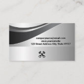 Carte De Visite Auto Tech Repair Services | Gray (Dos)