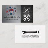 Carte De Visite Auto Technicien - Services de voiture (Devant / Derrière)