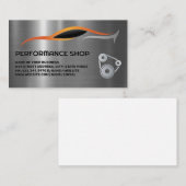 Carte De Visite Autobodie | Pièces d'atelier de performance (Devant / Derrière)