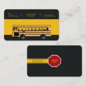 Carte De Visite Autobus scolaire (Devant / Derrière)