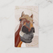 Carte De Visite Autocar Anglais Western Funny Horse (Dos)