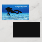 Carte De Visite Autocar de plongée sous-marine (Devant / Derrière)