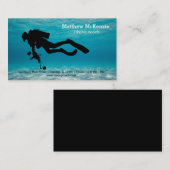 Carte De Visite Autocar de plongée sous-marine (Devant / Derrière)