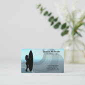 Carte De Visite Autocar de surf (Debout devant)