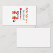 Carte De Visite Autocollant (Devant / Derrière)