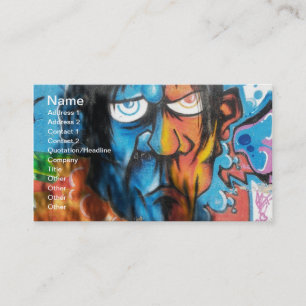 Carte De Visite Autocollant pare-chocs d'art Graffiti