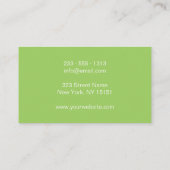 Carte de visite automatique de logo de service de (Dos)