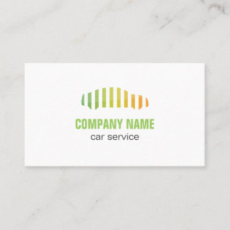 Carte de visite automatique de logo de service de