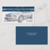 Carte de visite automatique de réparation de corps (Devant / Derrière)