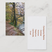 CARTE DE VISITE AUTOMNE (Devant / Derrière)