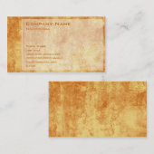 Carte De Visite Automne brûlé (Devant / Derrière)