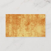 Carte De Visite Automne brûlé (Dos)