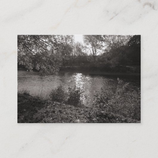 Carte De Visite Automne dans le parc (Devant)