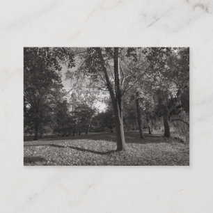 Carte De Visite Automne dans le parc