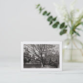 Carte De Visite Automne dans le parc (frontière) (Debout devant)