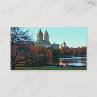 Carte De Visite Automne : Lac central Park, San Remo