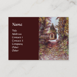 Carte De Visite AUTOMNE SILENCIEUX À FLORENCE Paysage de Toscane