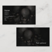 Carte De Visite Automnes d'obscurité (Devant / Derrière)