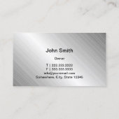 Carte De Visite Automobile Auto Repair Professional Metal Car (Dos)