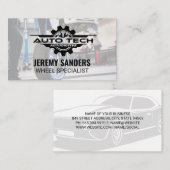 Carte De Visite Automobile Auto Tech | Mécanique (Devant / Derrière)