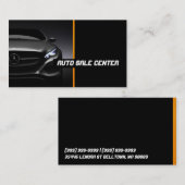 Carte de visite automobile, automobile, concession (Devant / Derrière)