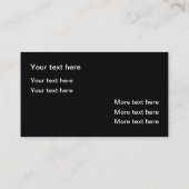 Carte De Visite Automobile Cool (Dos)