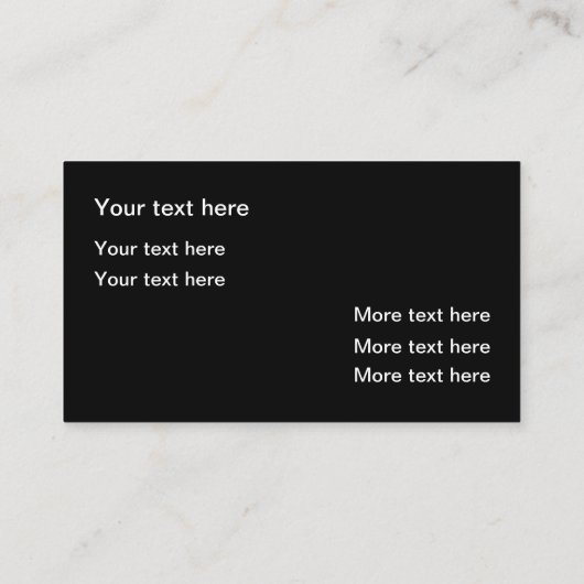 Carte De Visite Automobile Cool (Dos)