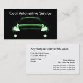 Carte de visite automobile cool (Devant / Derrière)