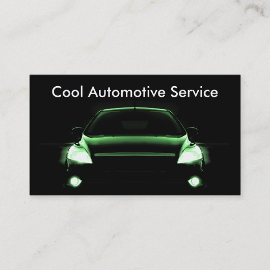 Carte de visite automobile cool (Devant)