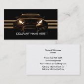 Carte De Visite Automobile Cool (Devant / Derrière)