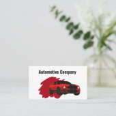 Carte De Visite Automobile Cool à thème (Debout devant)