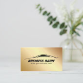 Carte De Visite Automobile Cool Gold Auto (Debout devant)