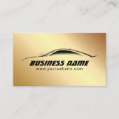 Carte De Visite Automobile Cool Gold Auto (Devant)