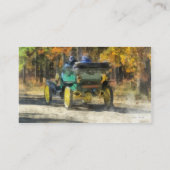 Carte De Visite Automobile de vapeur de Stanley (Dos)