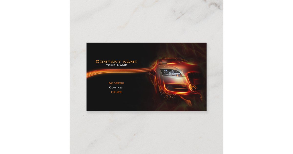 carte de visite automobile élégant Zazzle.be carte de visite automobile élégant Zazzle.be