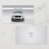 carte de visite automobile élégant (Devant / Derrière)