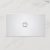 carte de visite automobile élégant (Dos)