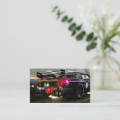 Carte de visite automobile Hot Rod (Debout devant)