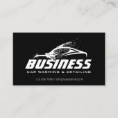 Carte De Visite Automobile Lavage auto Détail Loyauté (Devant)