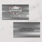 Carte De Visite Automobile | Mécanique | Métal (Devant / Derrière)
