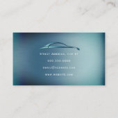 Carte de visite automobile métallique Faux (Dos)