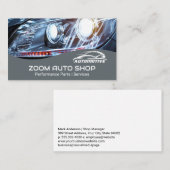 Carte De Visite Automobile | Réparation de voitures et pièces | Pr (Devant / Derrière)