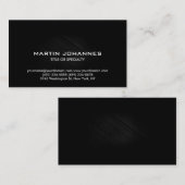 Carte de visite automobile simple à la mode Plain (Devant / Derrière)