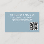 Carte De Visite Automobile Wash Professional Auto Détail Automotiv (Dos)