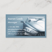 Carte De Visite Automobile Wash Professional Auto Détail Automotiv (Devant)