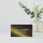 Carte De Visite Automobiles d'occasion, logo de luxe de voiture de (Debout devant)