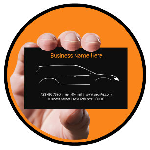 Carte De Visite Automotive Car Care