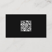 Carte De Visite Automotive Car Rent Center Fast Road code qr (Dos)