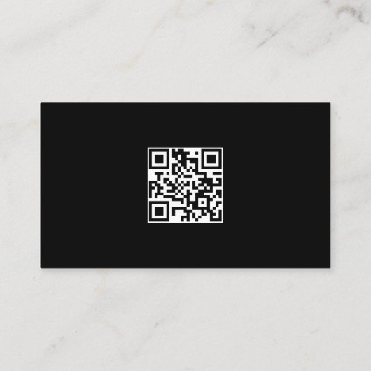 Carte De Visite Automotive Car Rent Center Fast Road code qr (Dos)